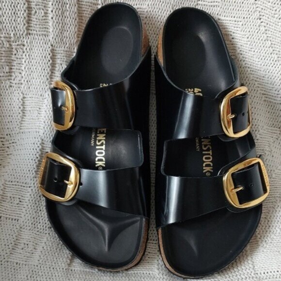 Birkenstock Arizona Big Buckle High Shine - Picture 1 of 6